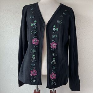 NWT Sheri Martin Cardigan Blouse and Matching Tank Top Size L